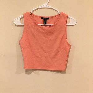 Forever 21 coral crop top.